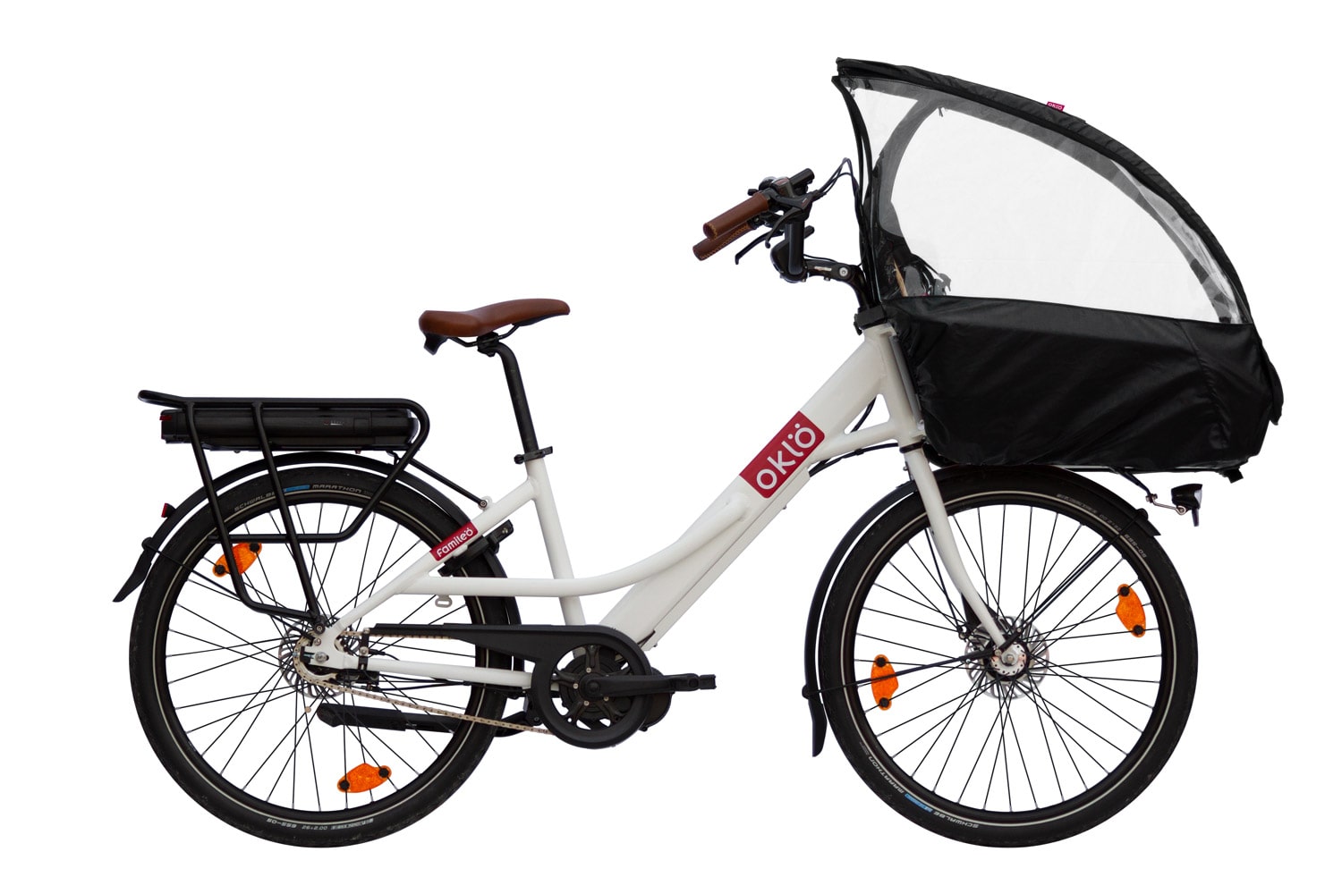 Vélo VAE cargo familéö s 3v pack enfant