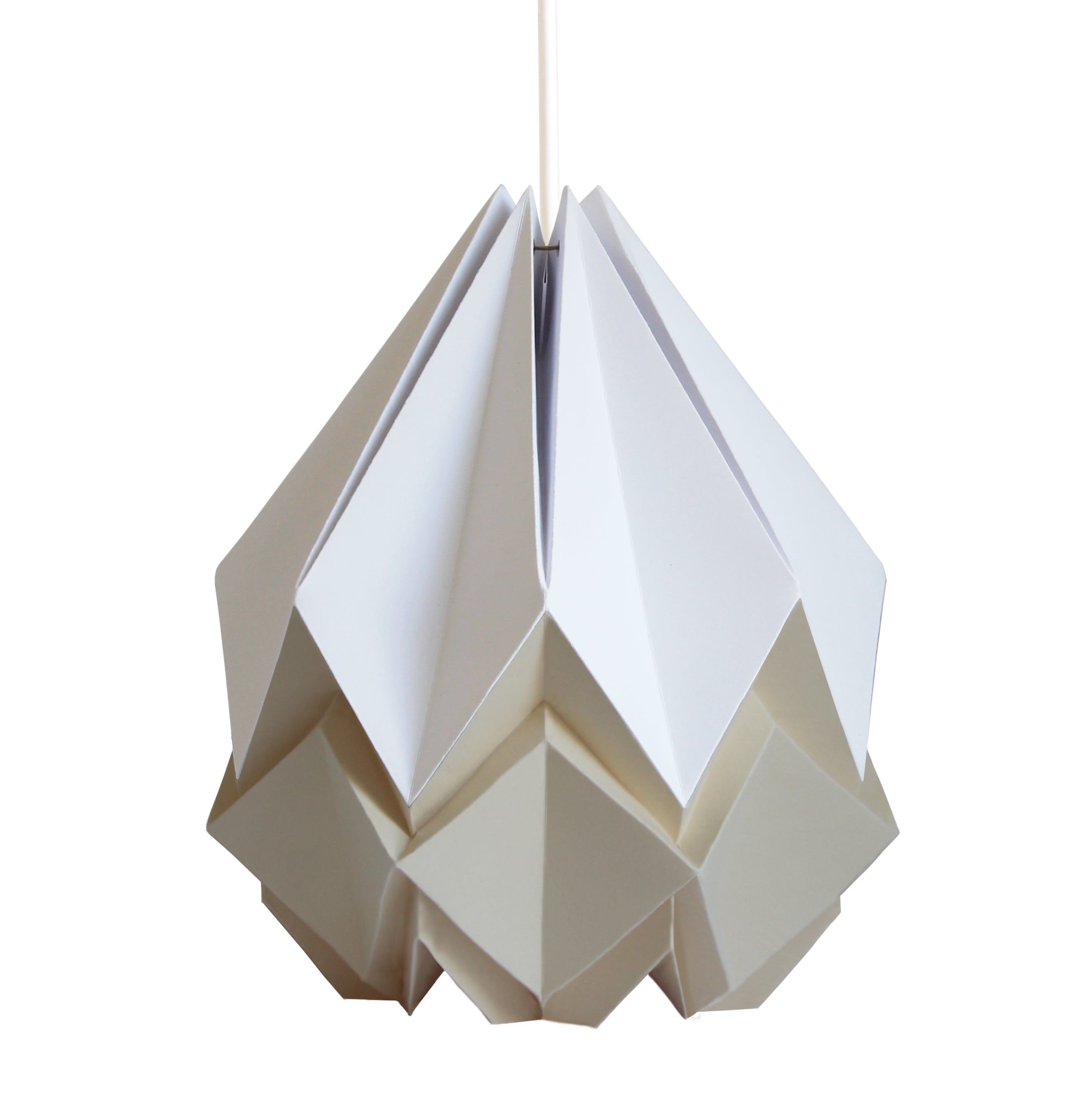 Suspension origami bicolore - taille m