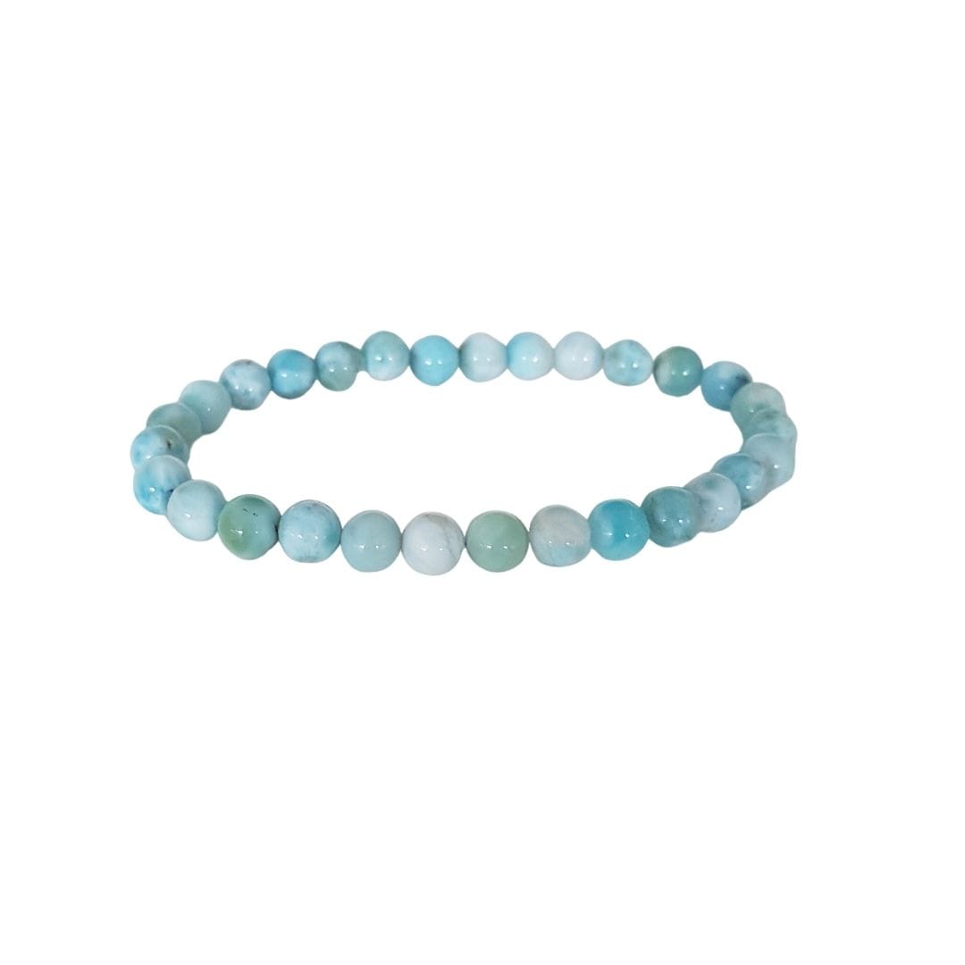 Bracelet larimar 6 mm