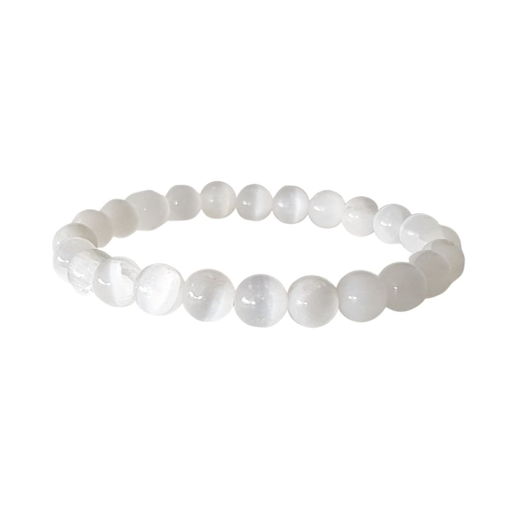 Bracelet selenite 8 mm