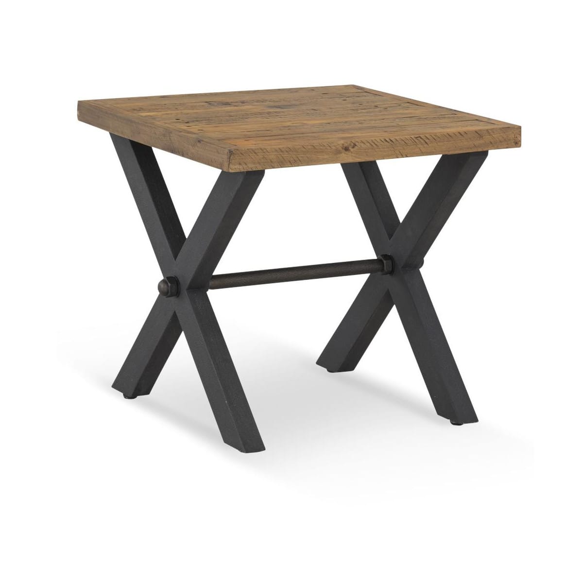 Table de chevet bois marron 60x60x55cm -