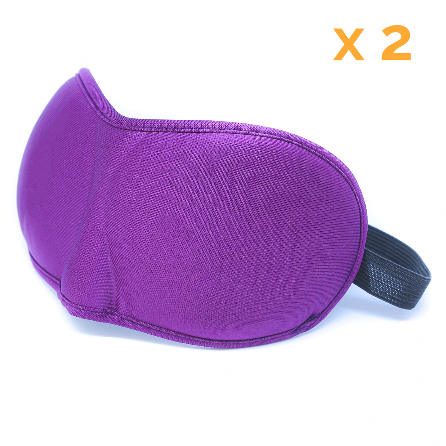 Lot de 2 masques de nuit - violet