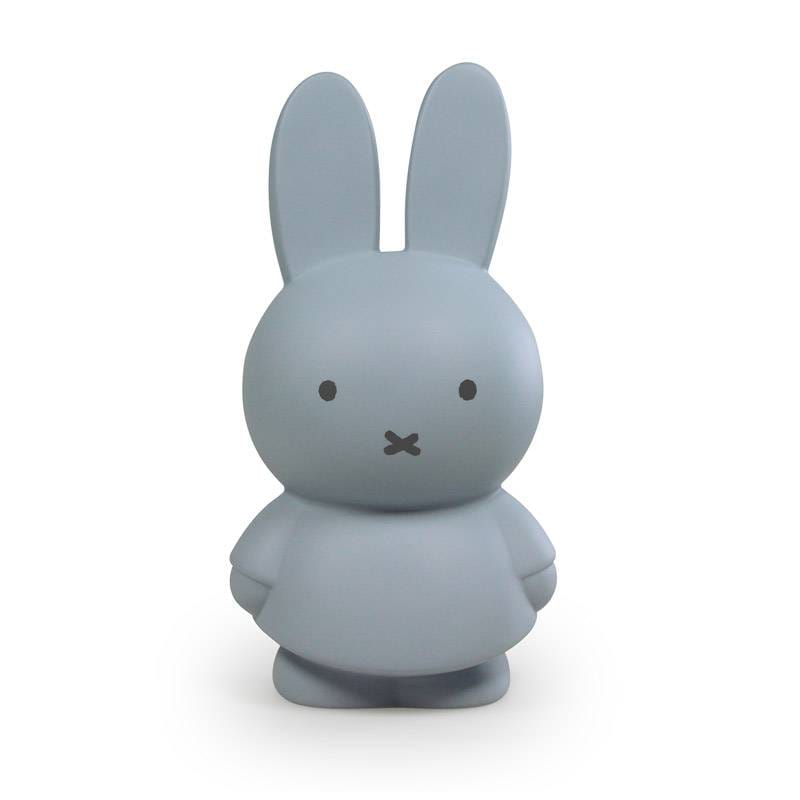 Tirelire miffy warm 18 cm  bleu argenté