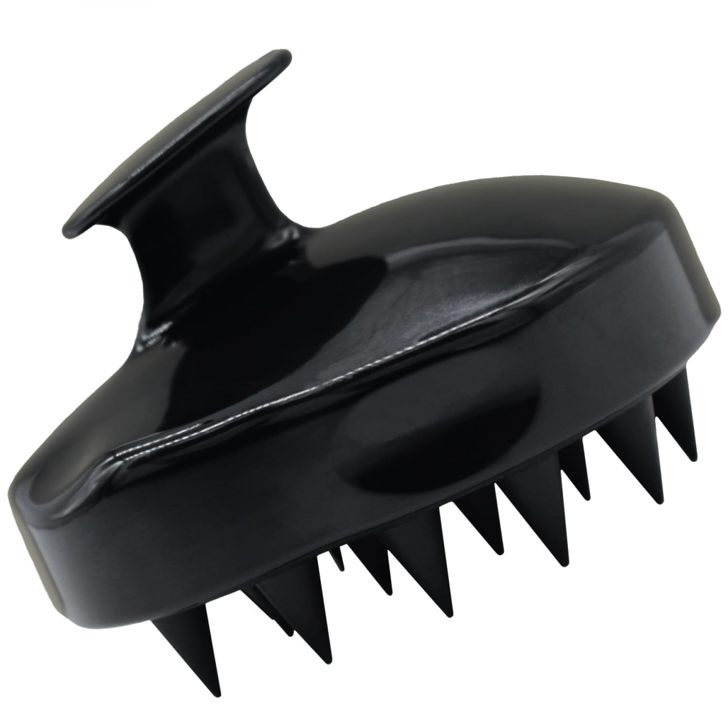 Brosse de massage cuir chevelu - noir