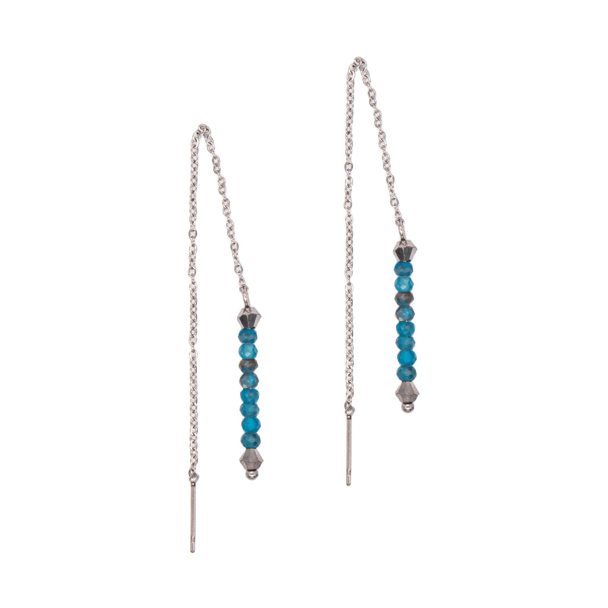 Boucles d'oreilles lumia apatite