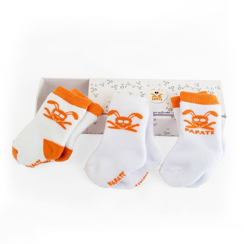 Chaussettes naissance en coton bio