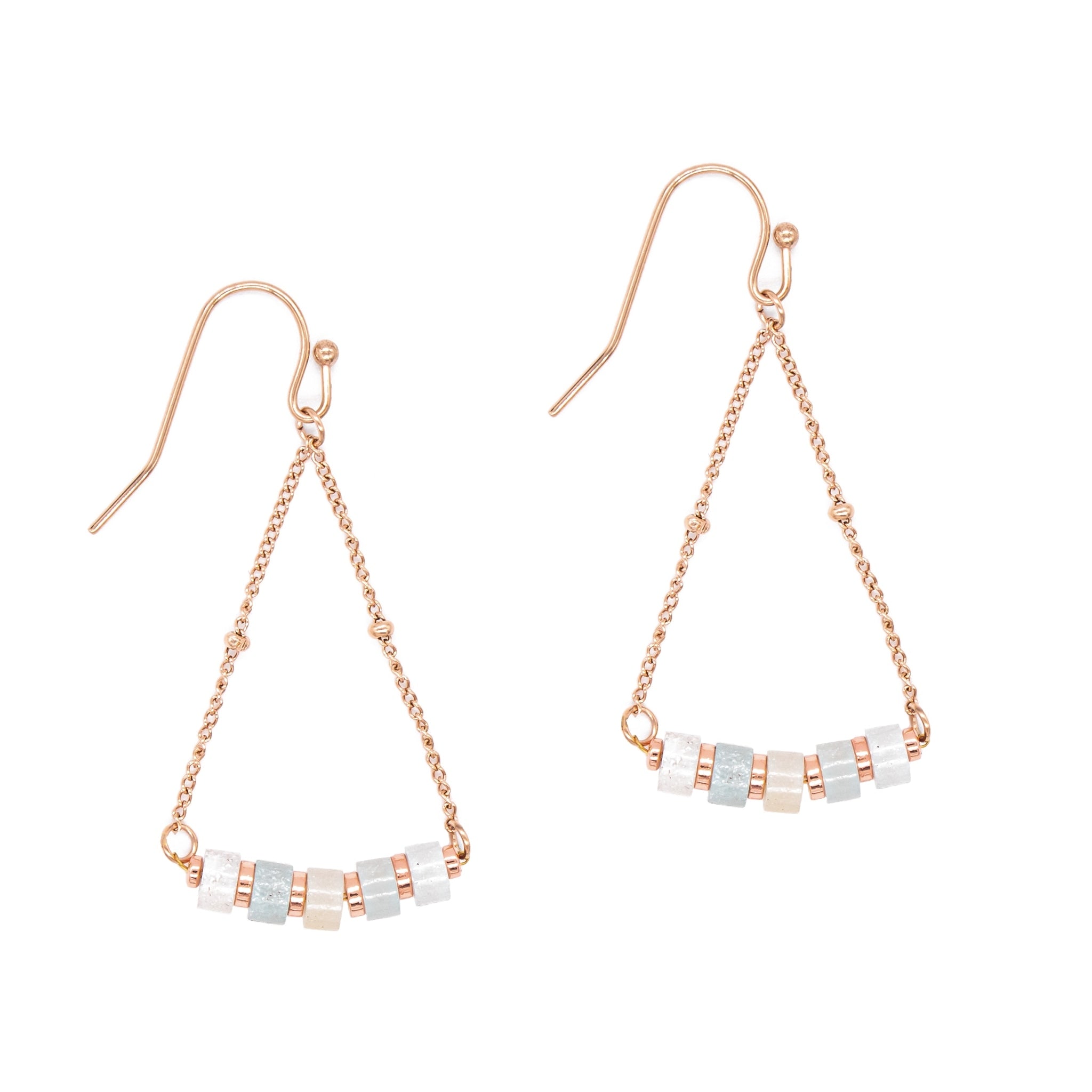 Boucles d'oreilles piana amazonite