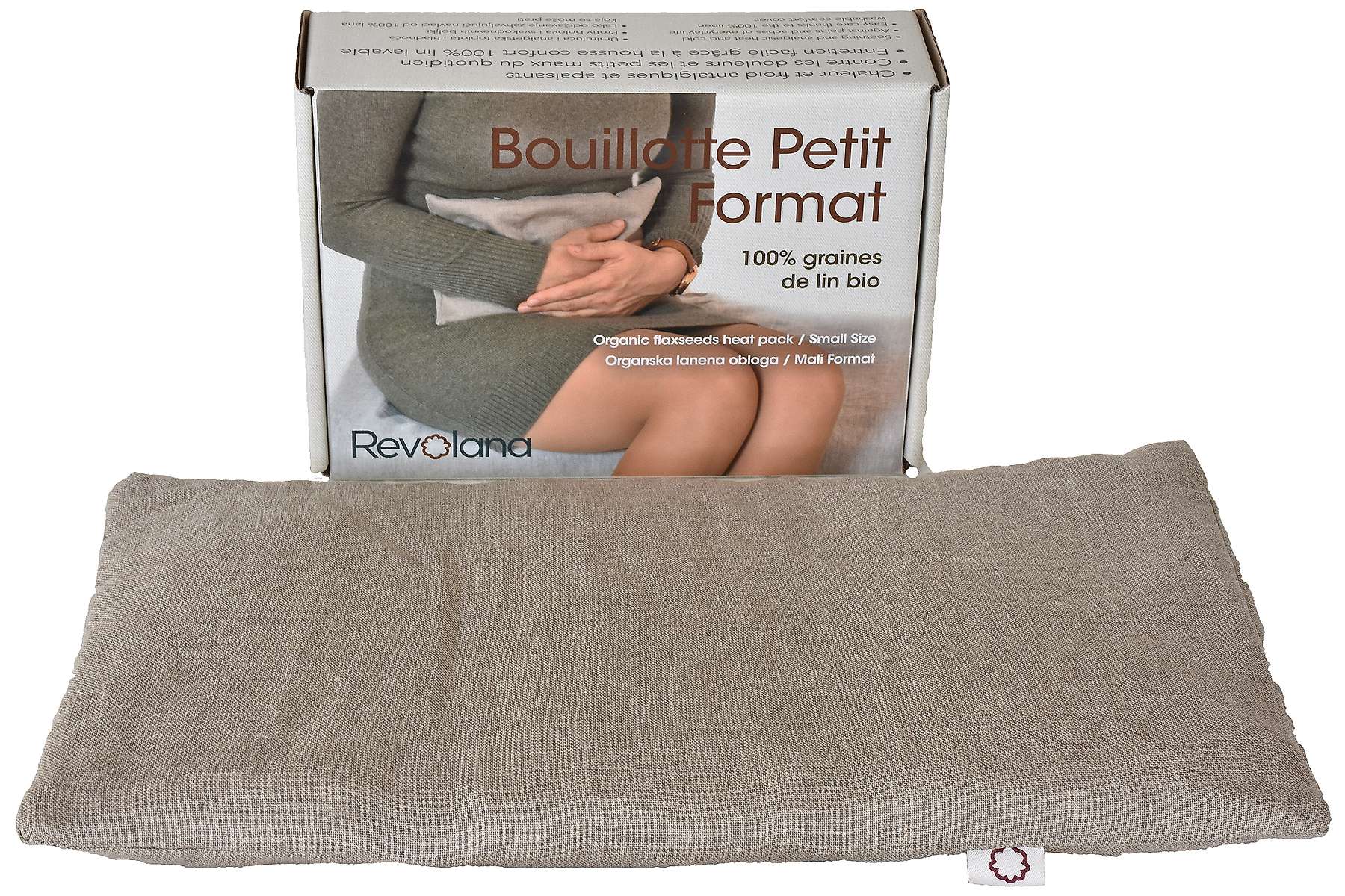 Bouillotte en graines de lin bio 30x18cm