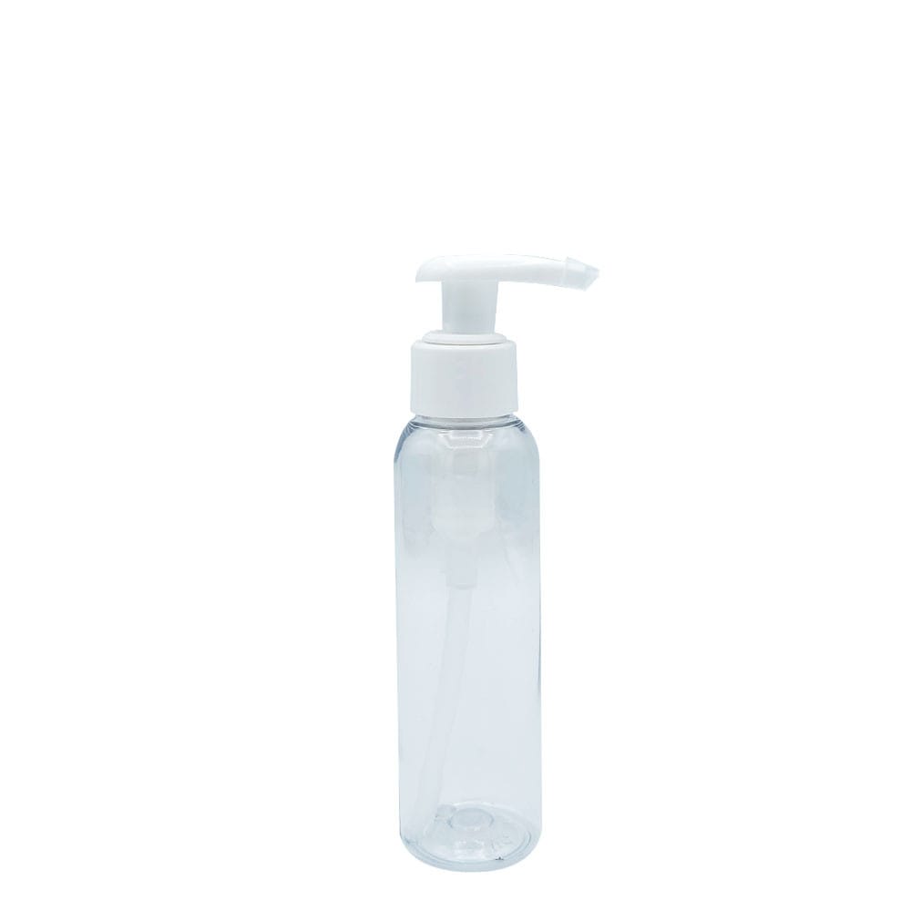 Flacon 100 ml - transparent avec pompe s