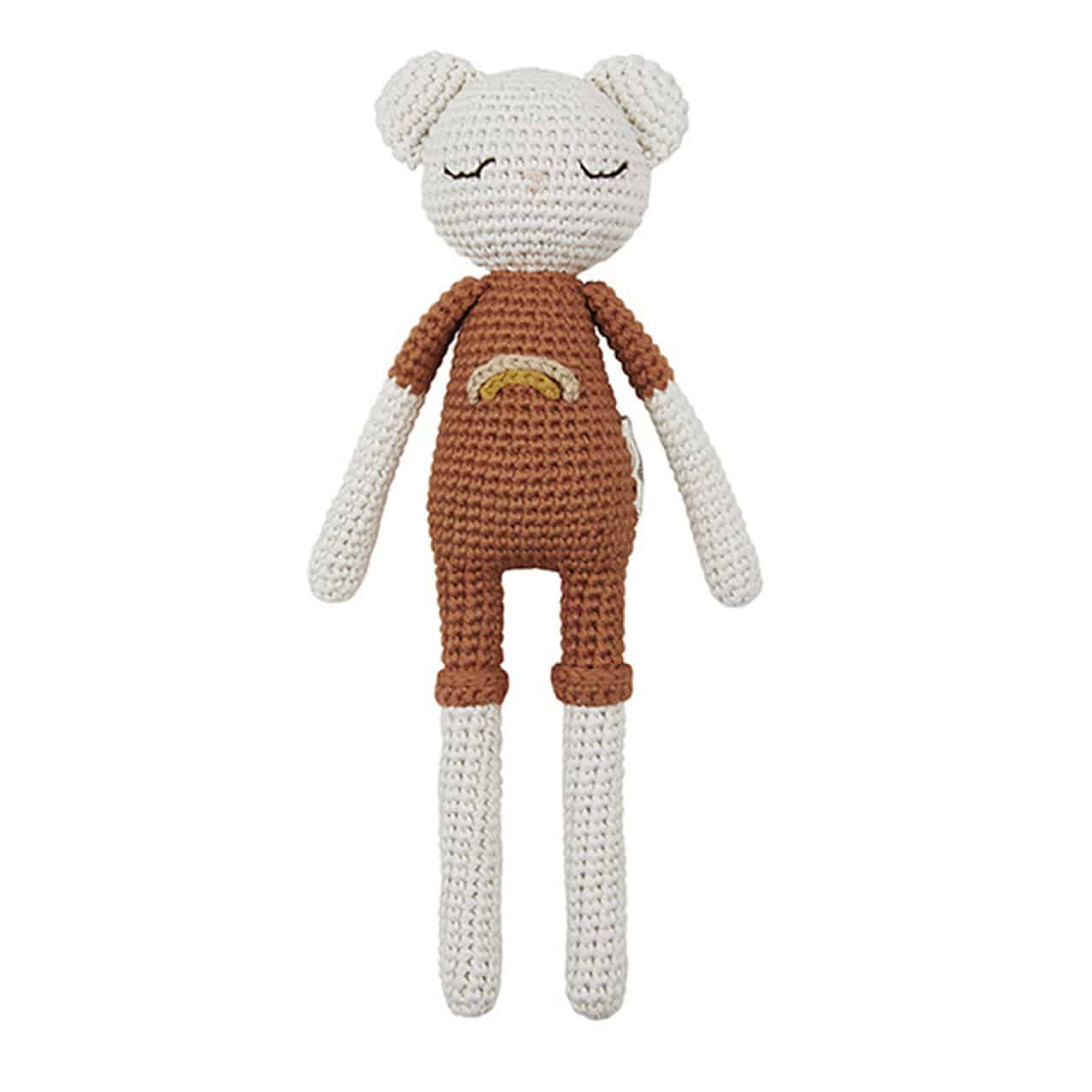 Doudou en crochet ourson