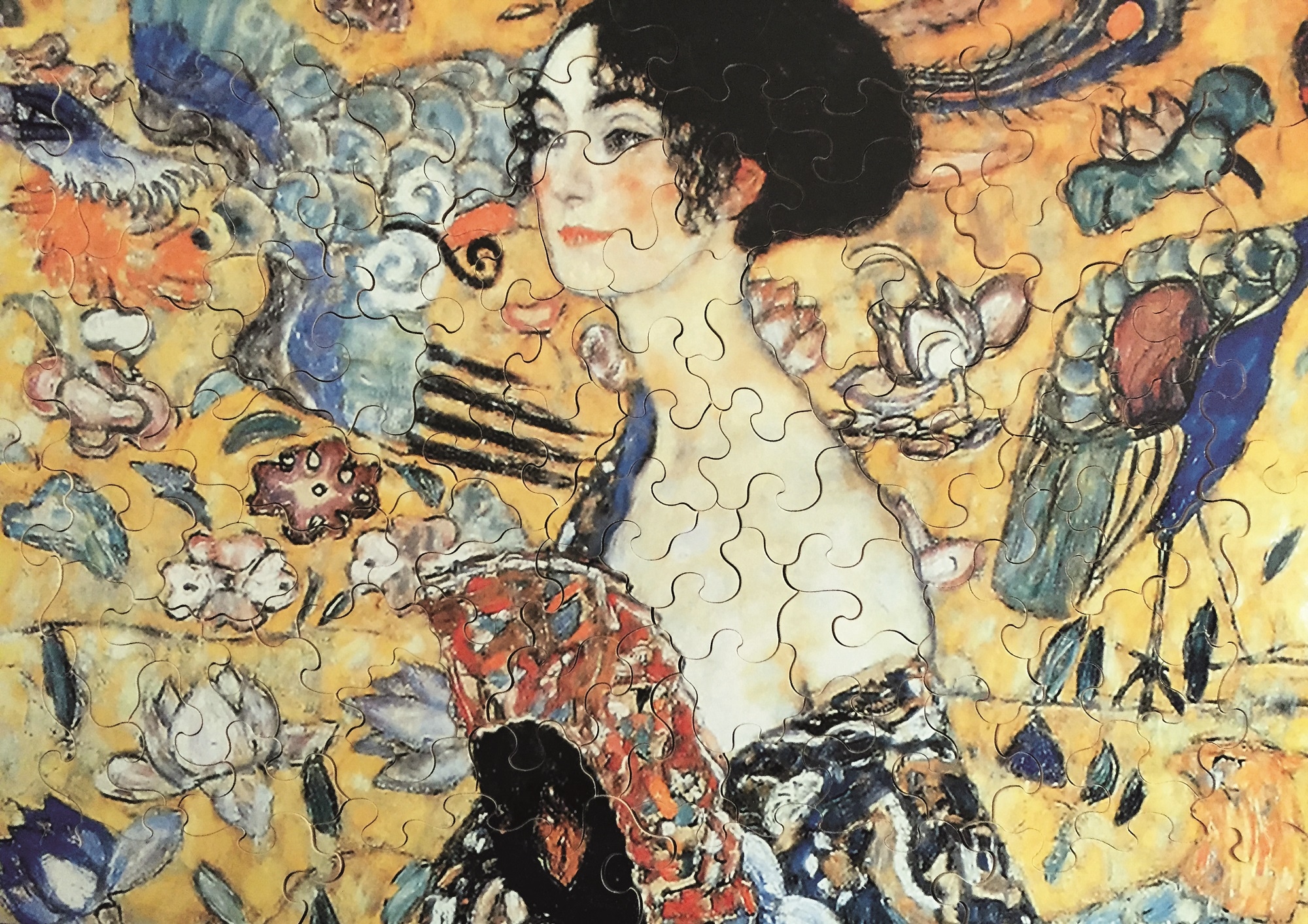 La dame à l'éventail de klimt