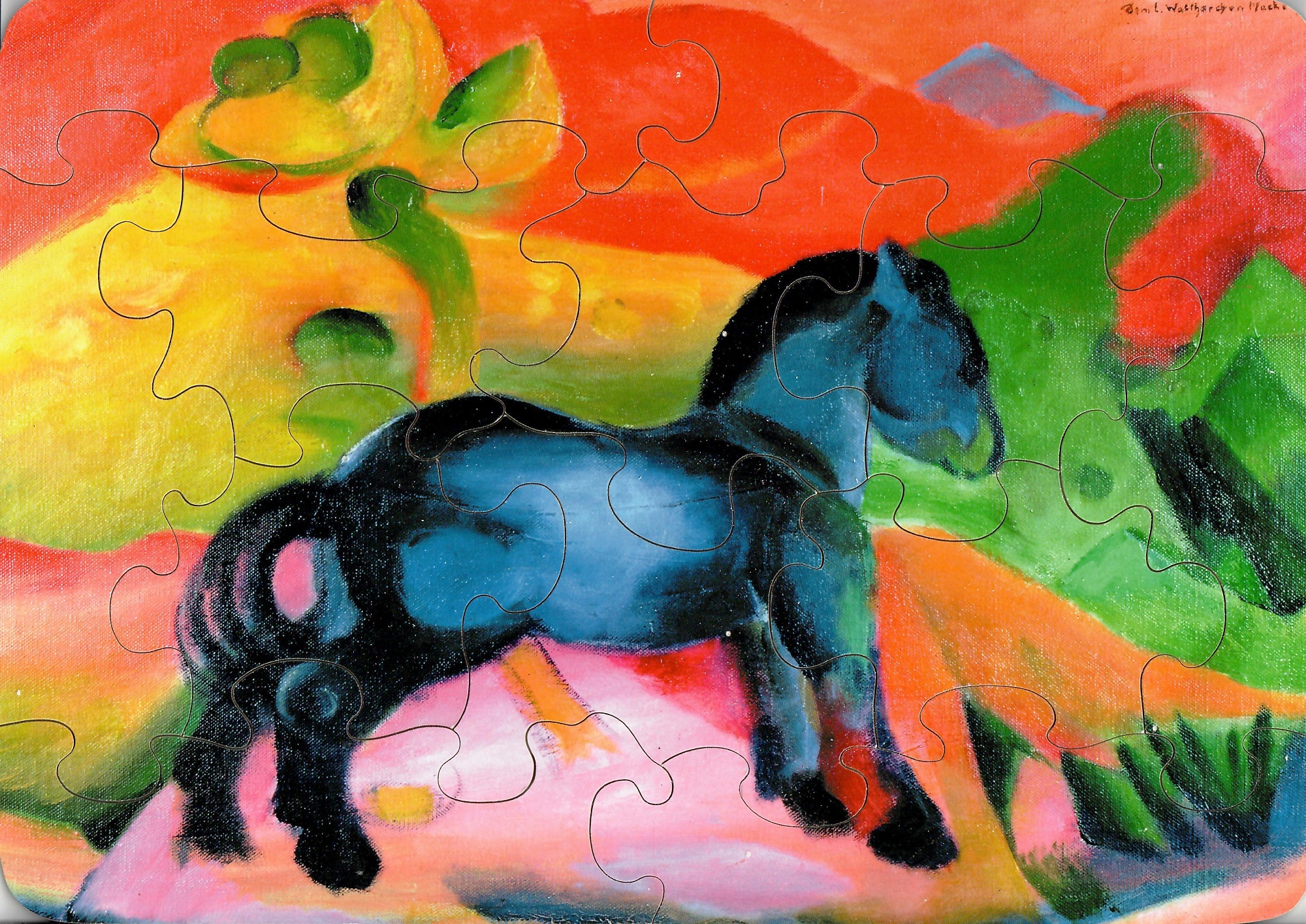 Cheval bleu de franz marc