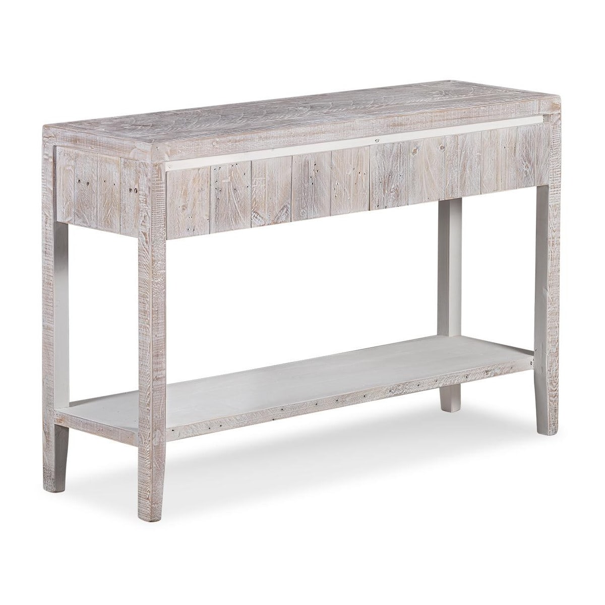 Console bois gris 120x35x78cm -