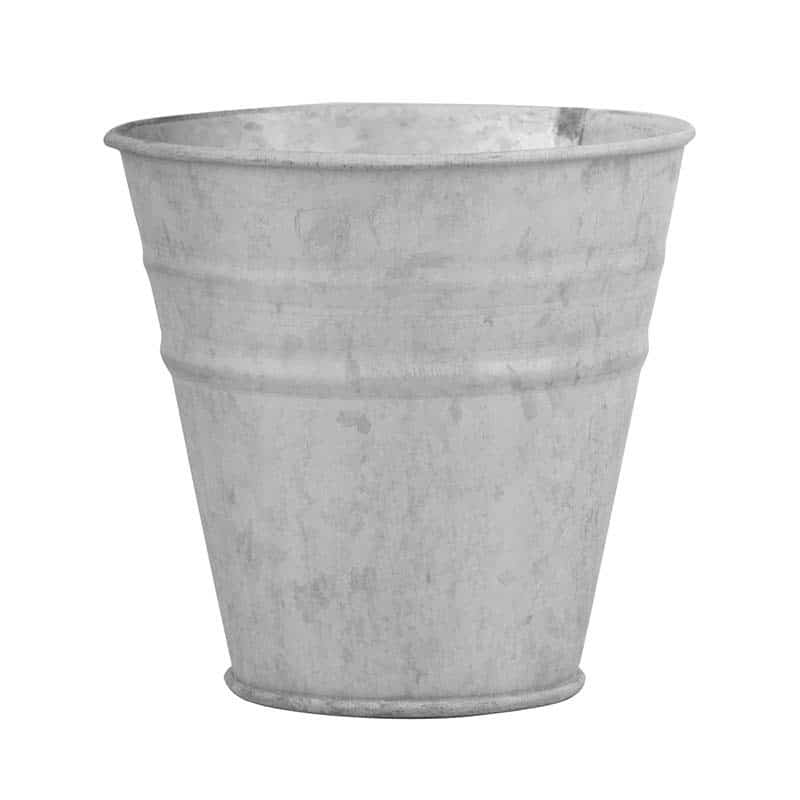 Pot de fleurs zinc 12 cm