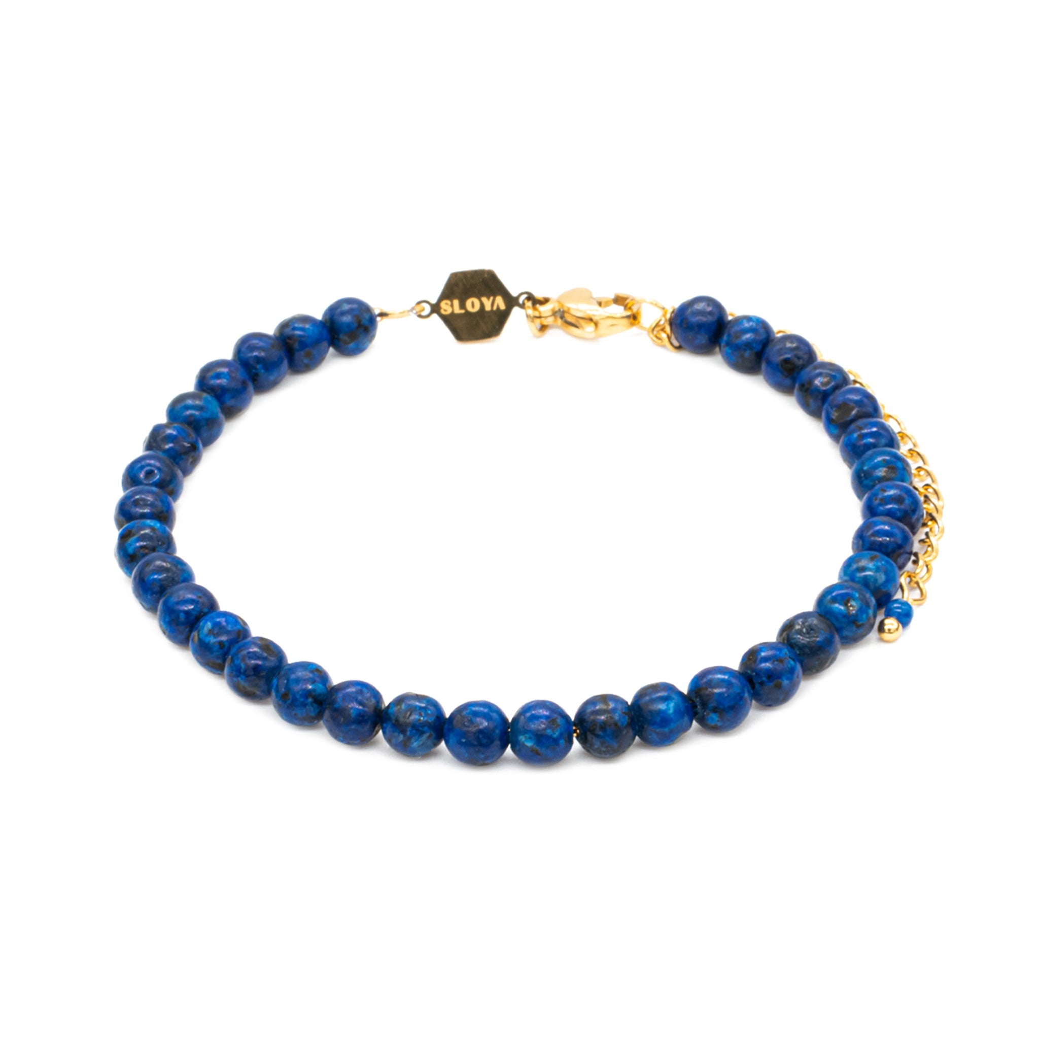 Bracelet serena en pierres lapis-lazuli