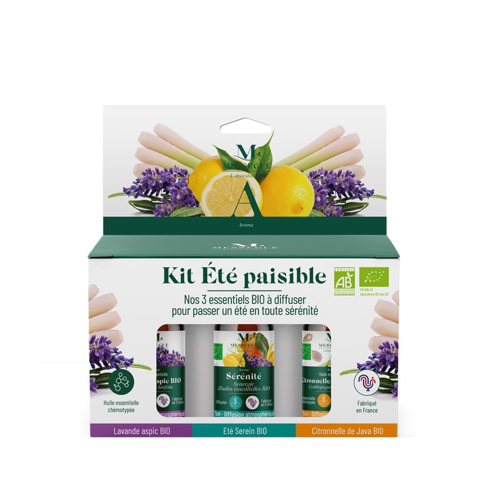 Kit été paisible - 3 huiles bio