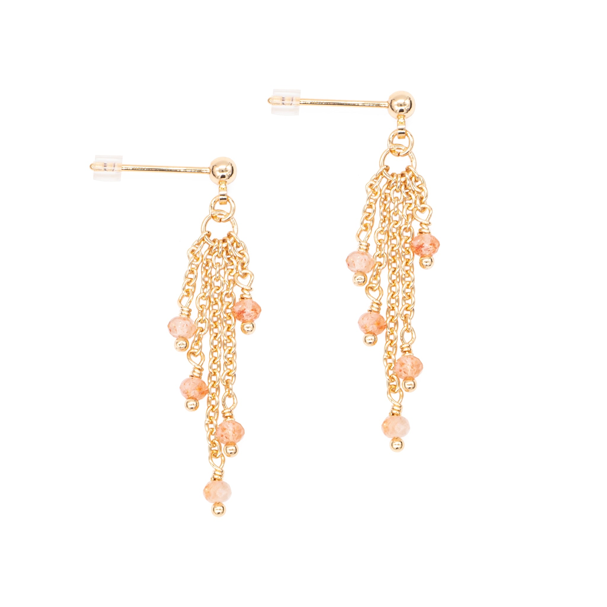 Boucles d'oreilles bianca de soleil