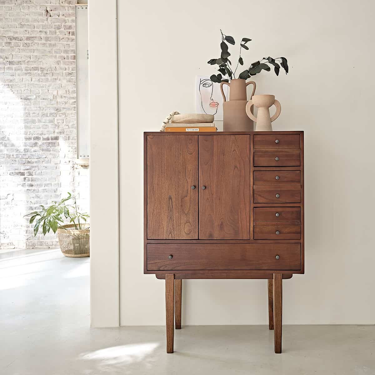 Commode en bois de mindy