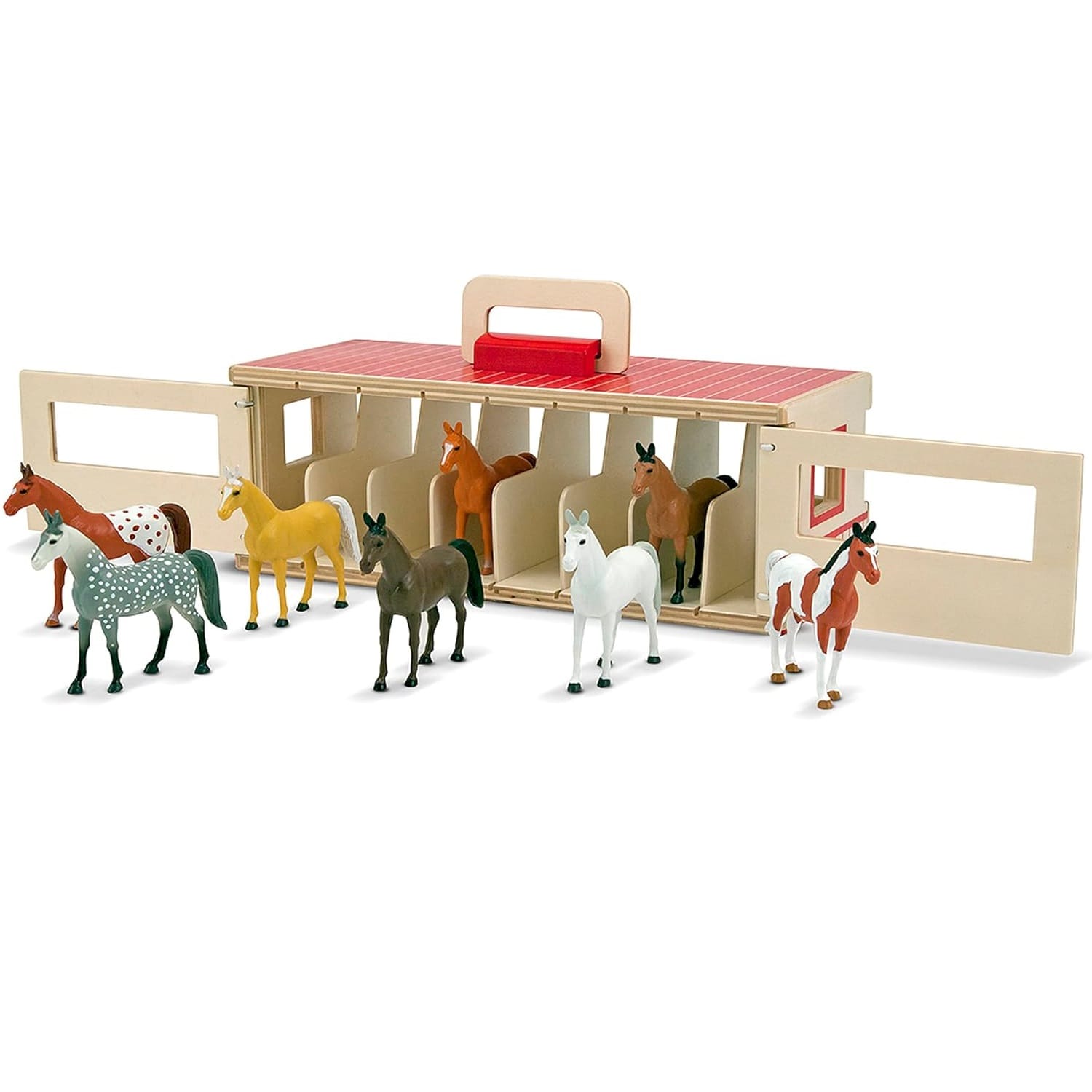 Grand box à chevaux transportable