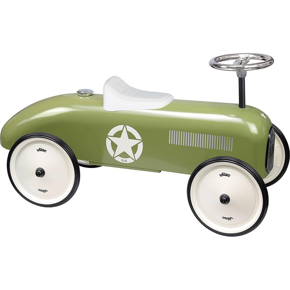 Porteur voiture vintage kaki