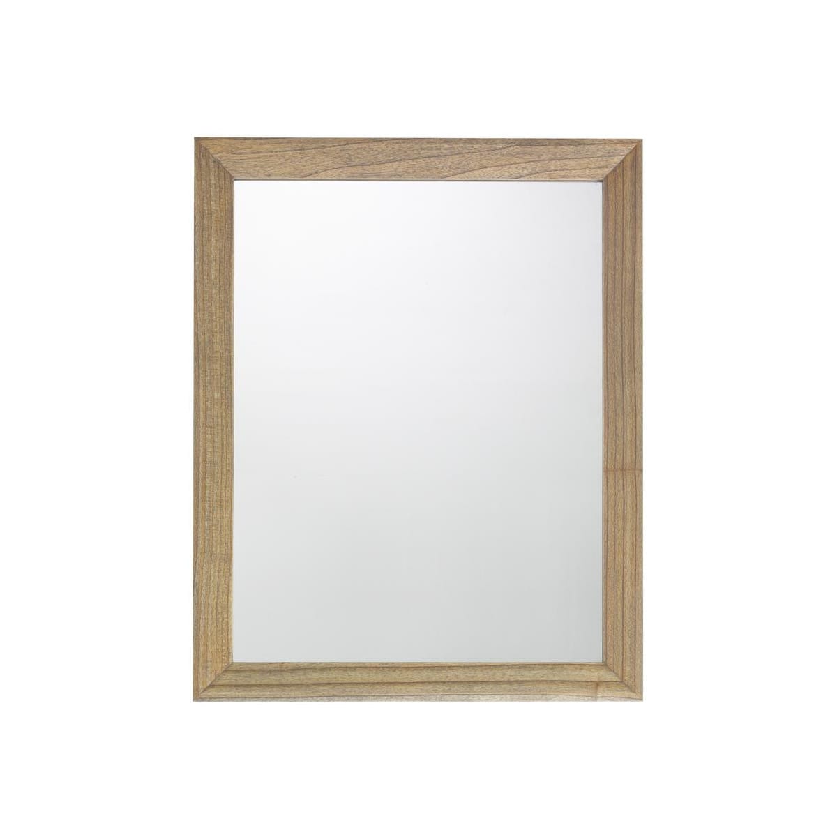 Miroir bois marron 80x7x100cm -