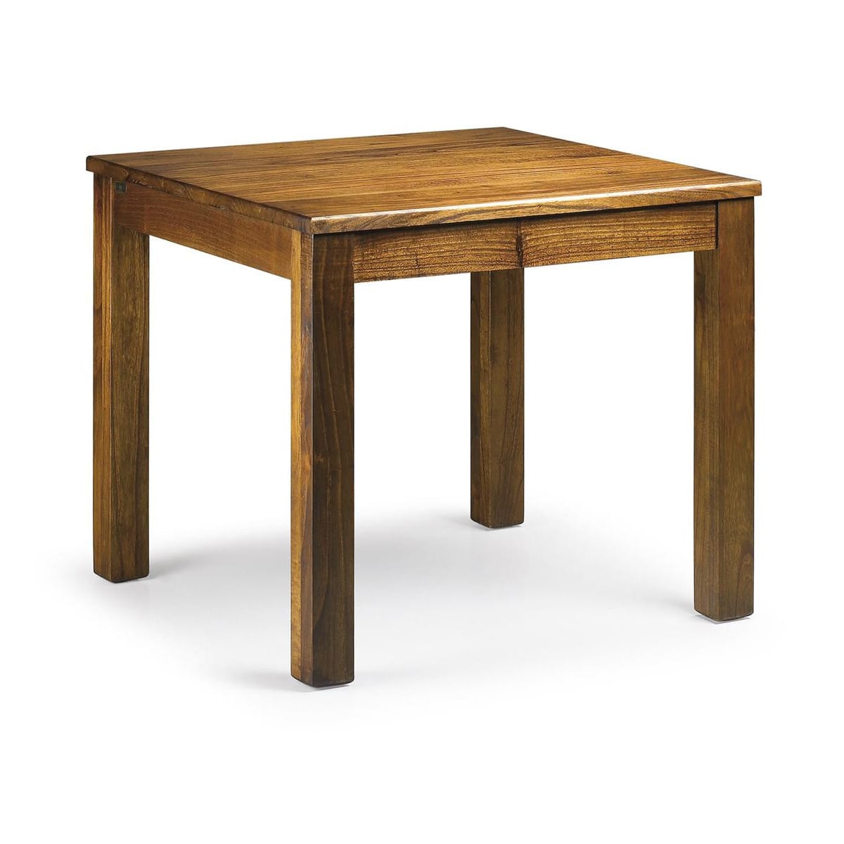 Table à manger bois marron 90x90x78cm -