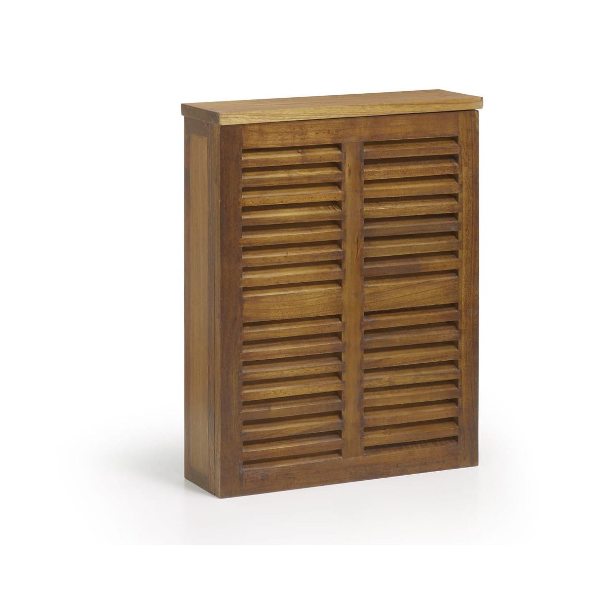 Cache-radiateur bois marron 60x17x75cm