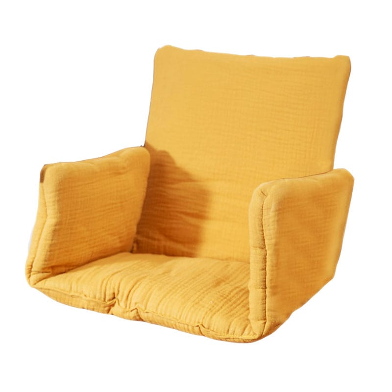 Coussin chaise haute coton bio honey