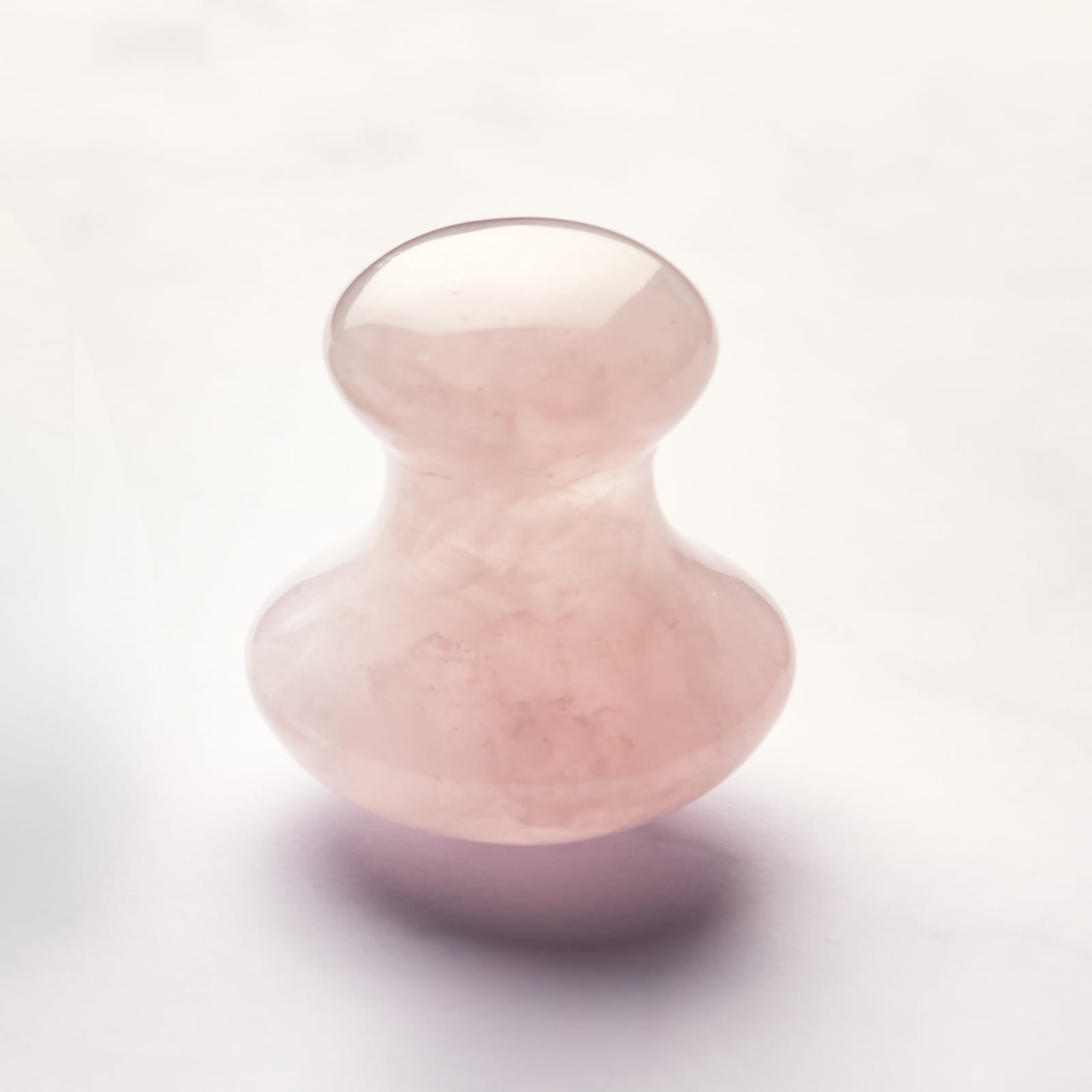 Champi gua sha en quartz rose