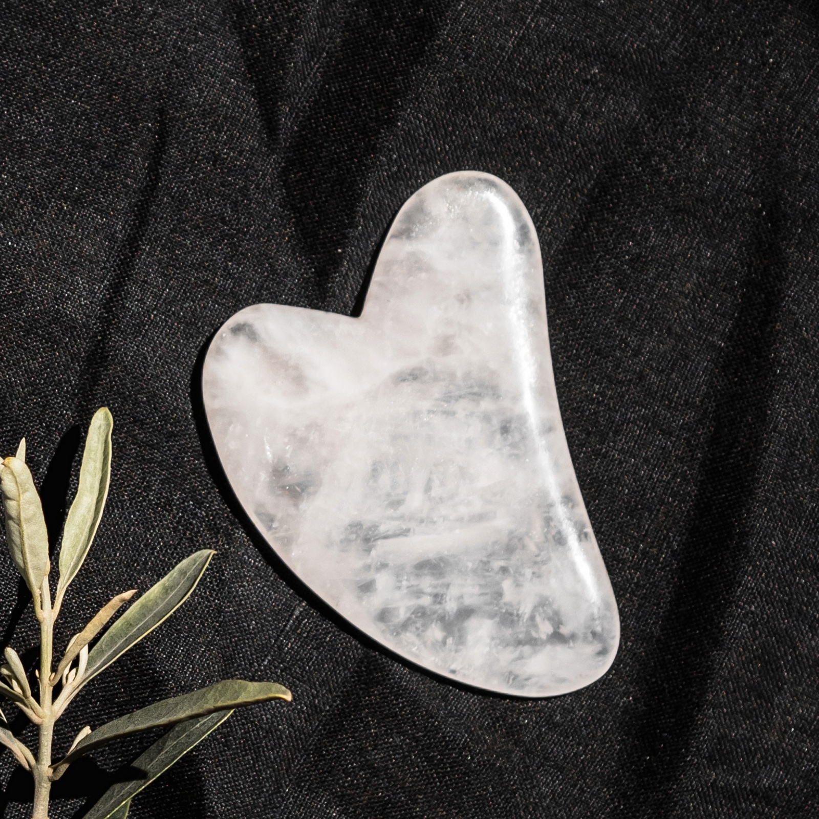 Gua sha visage et corps cristal de roche