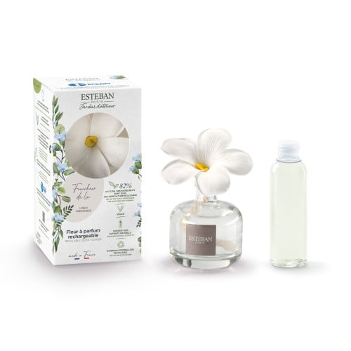 Fleur à parfum fraîcheur de lin