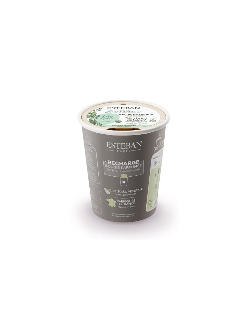 Recharge pour bougie 180g fleur d'aloe