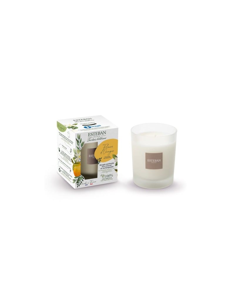 Bougie parfumée 180g fleurs d’oranger