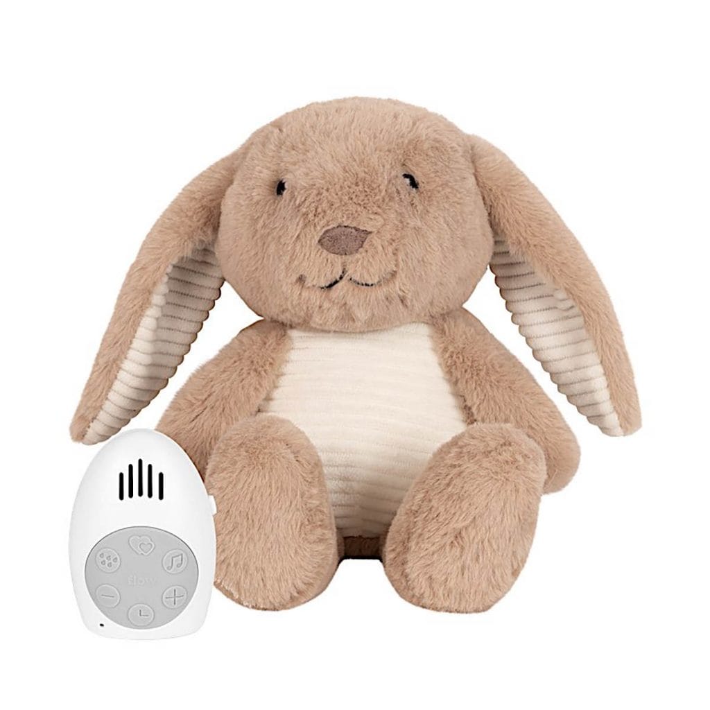 Doudou battement de coeurs robin beige