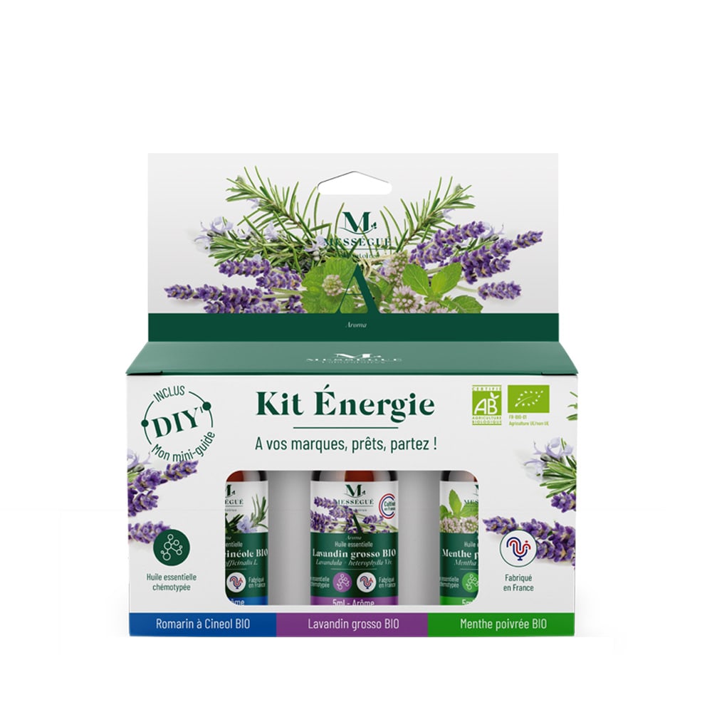 Kit énergie bio - 3 huiles vitalité