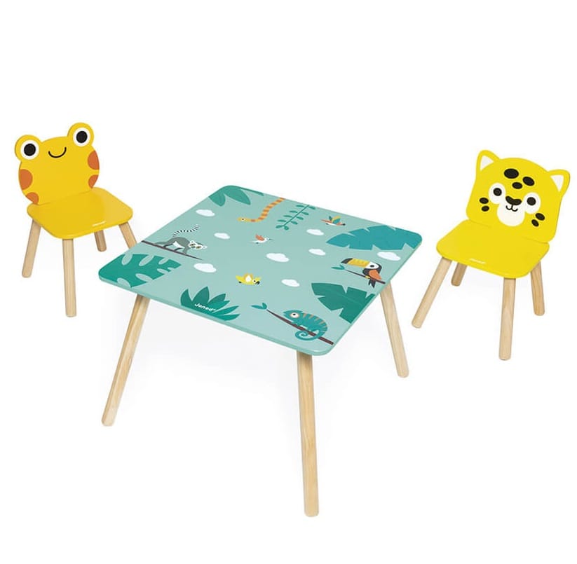 Table et chaises enfant tropik