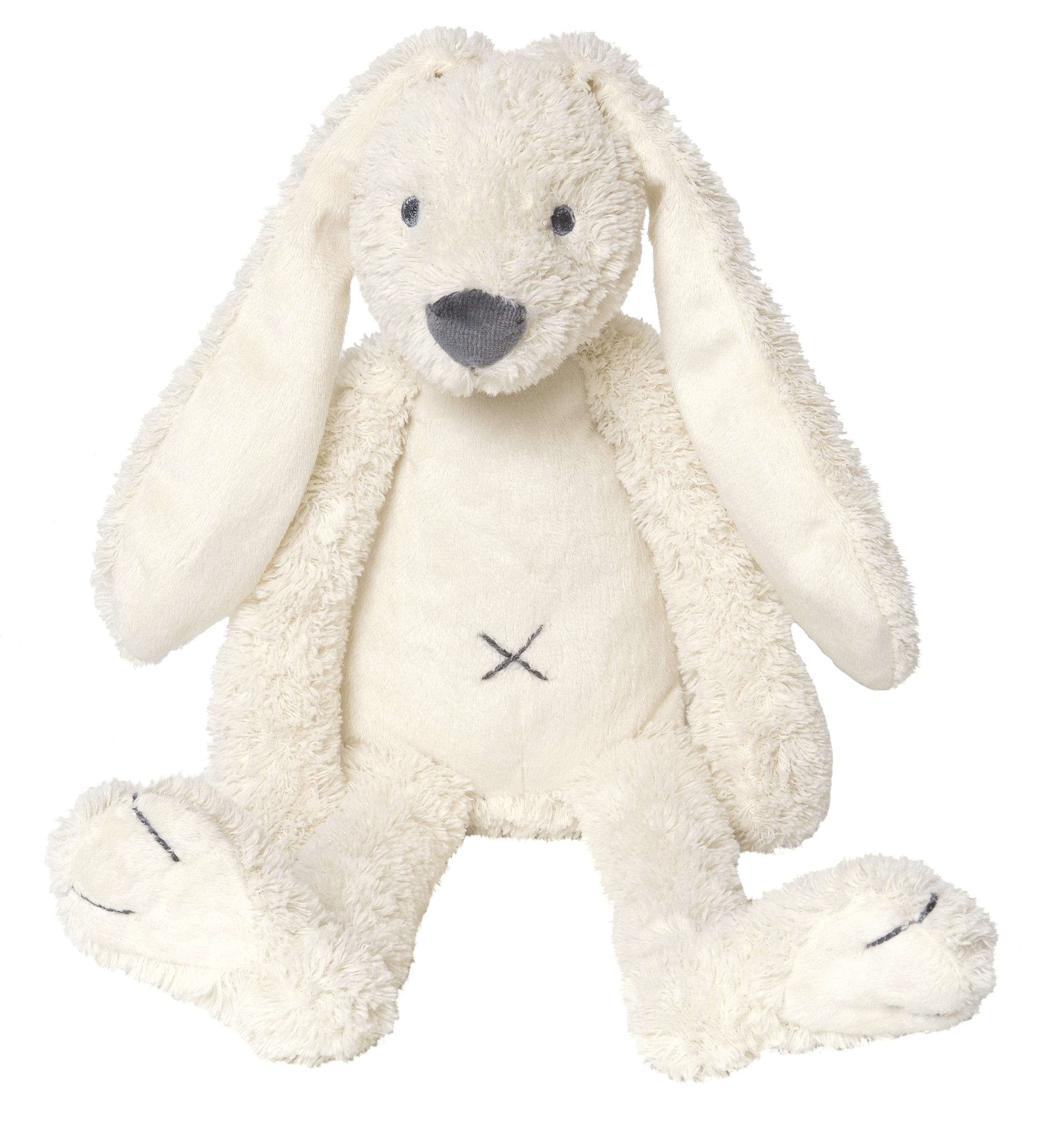 Peluche lapin richie ivoire 38 cm