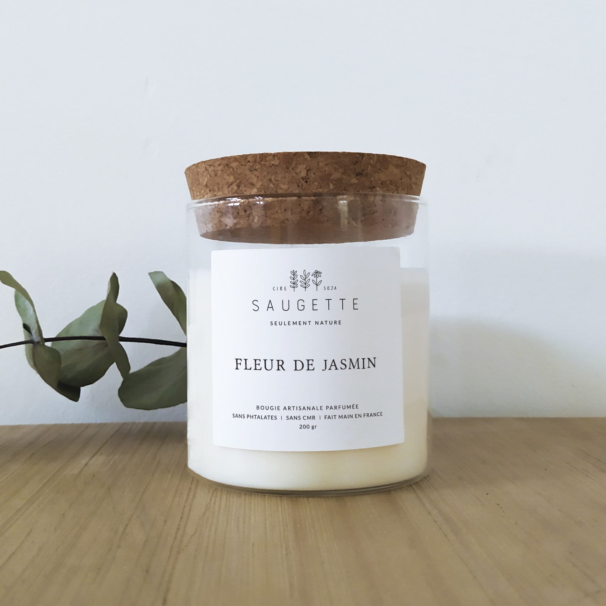 Fleur de jasmin - bougie artisanale