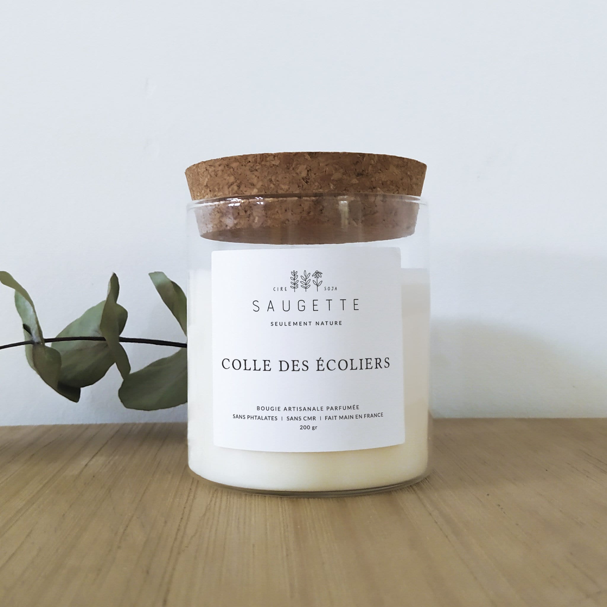 Colle des écoliers - bougie artisanale