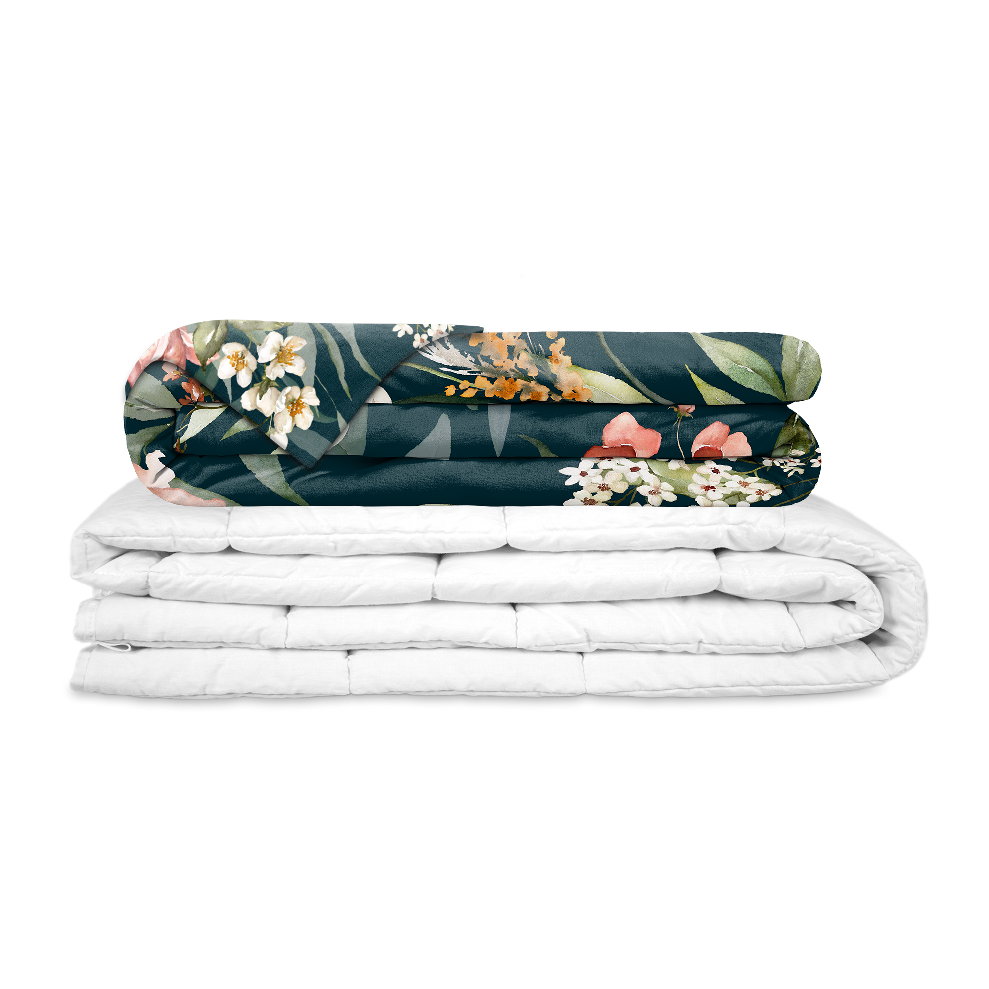 Couverture lestée floral 135x200 12kg