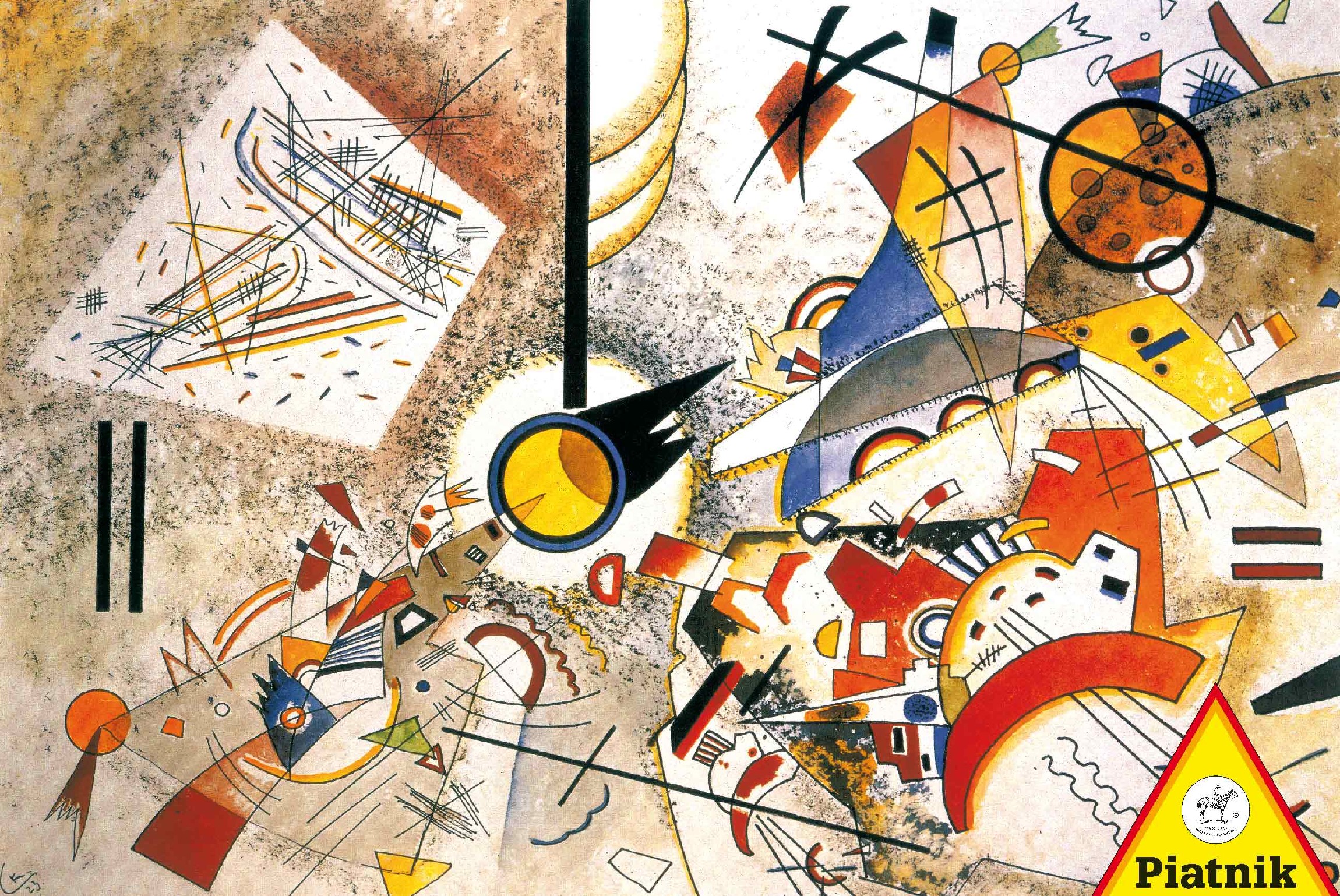 Puzzle - kandinsky - bustling aquarelle