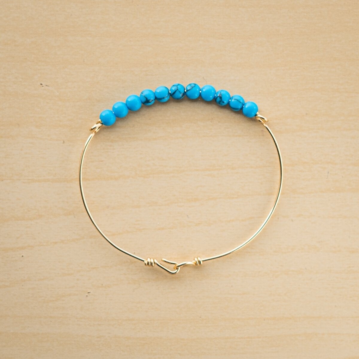 Bracelet howlite bleue l