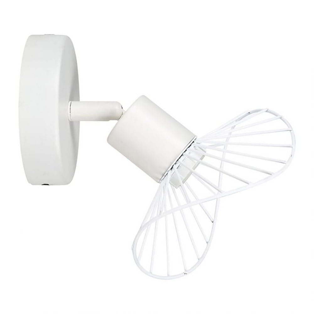 Applique spot orientable capeline blanc