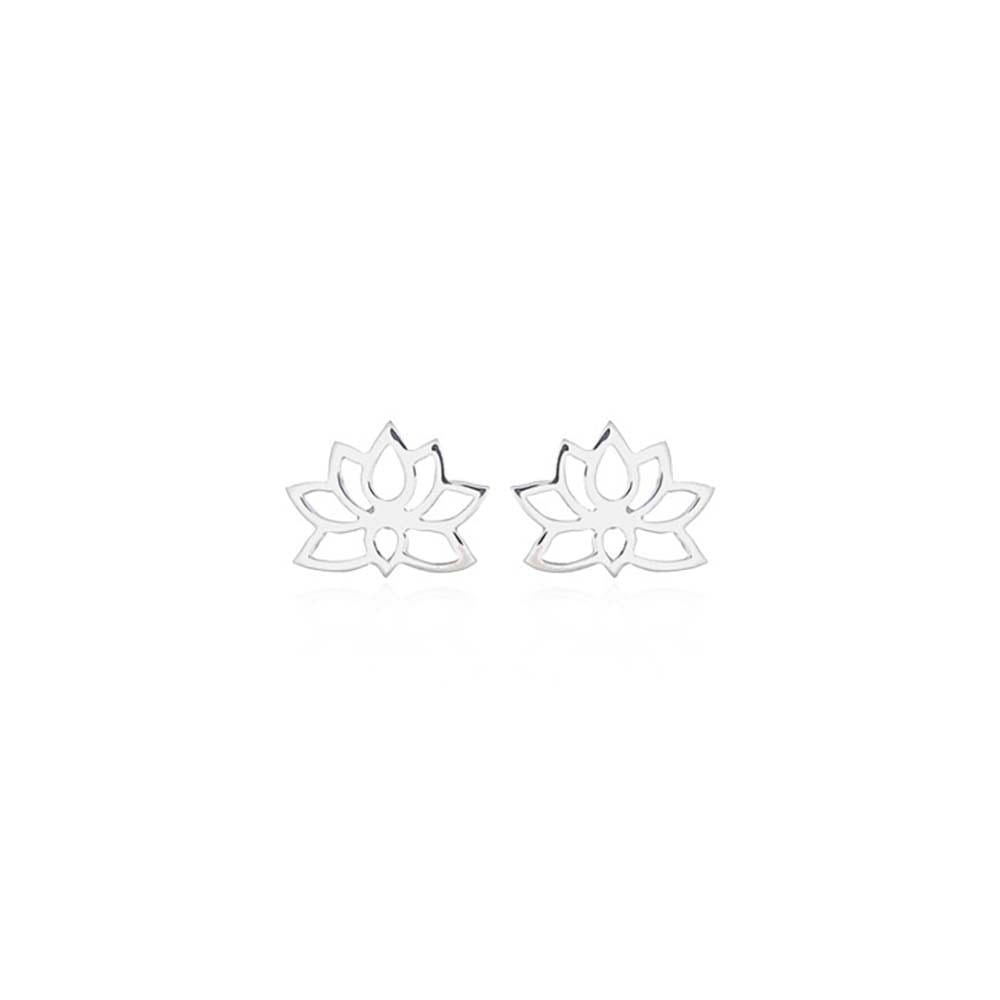 Boucle d'oreilles fleur de lotus