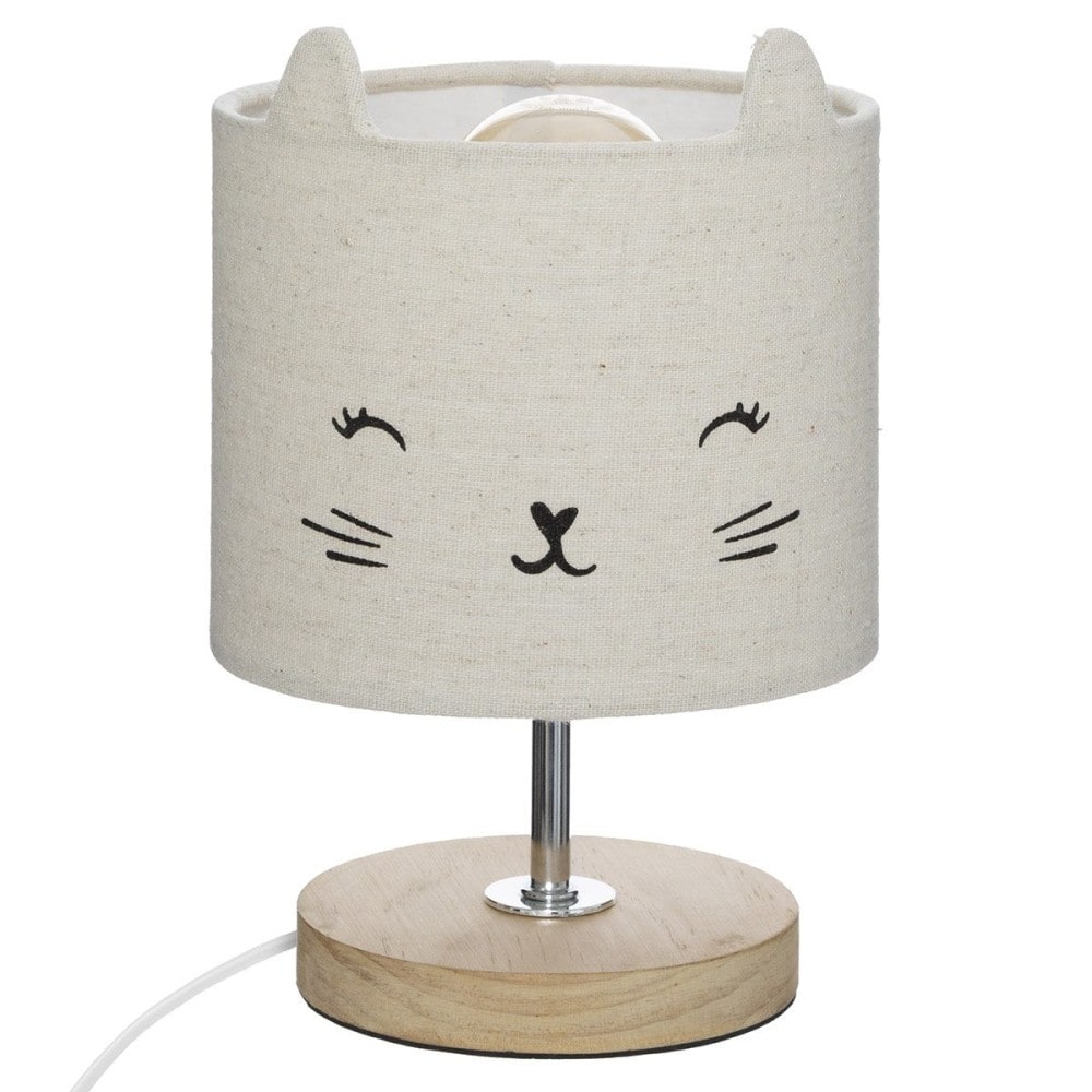 Lampe abat-jour chat