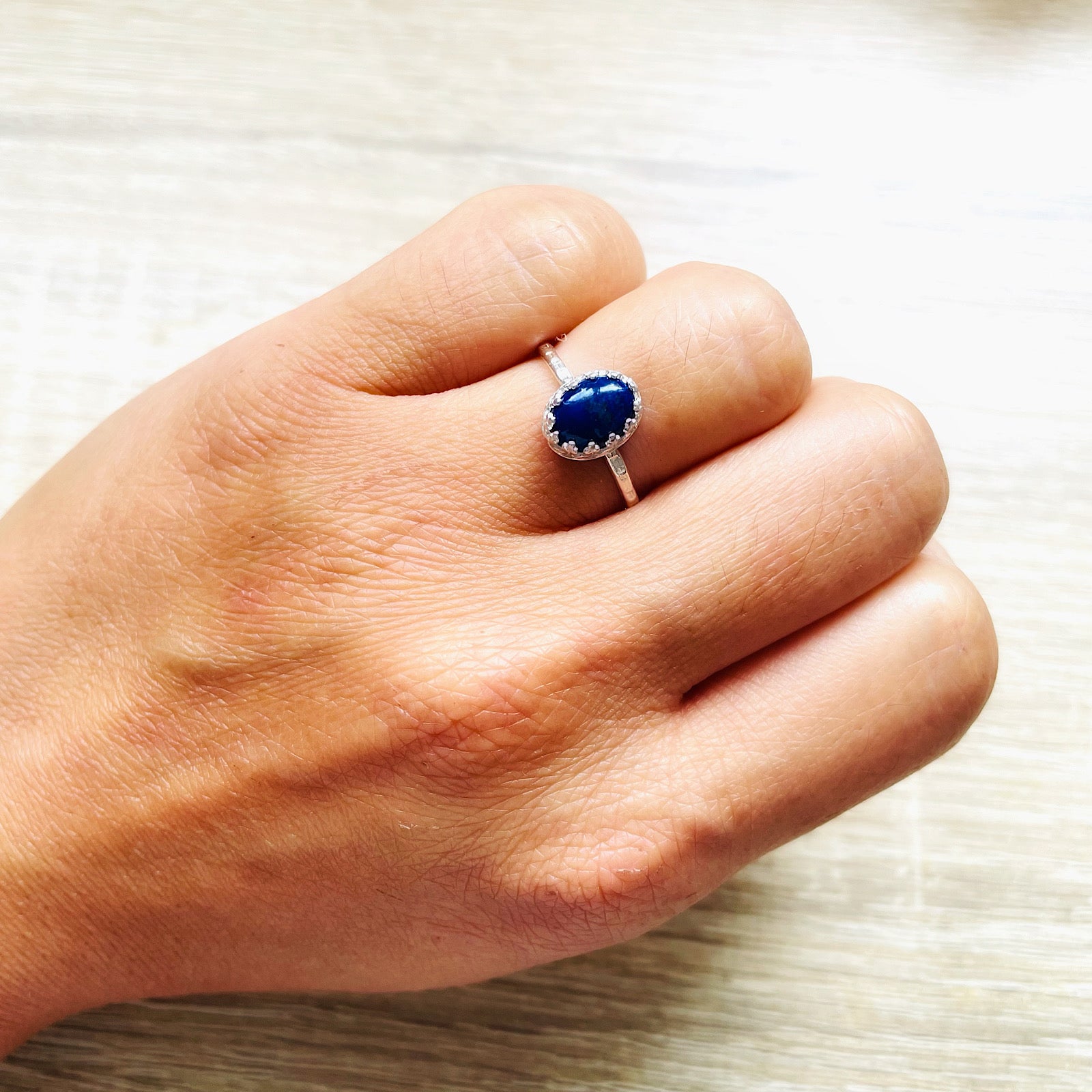 Bague margaux lapis lazuli argent