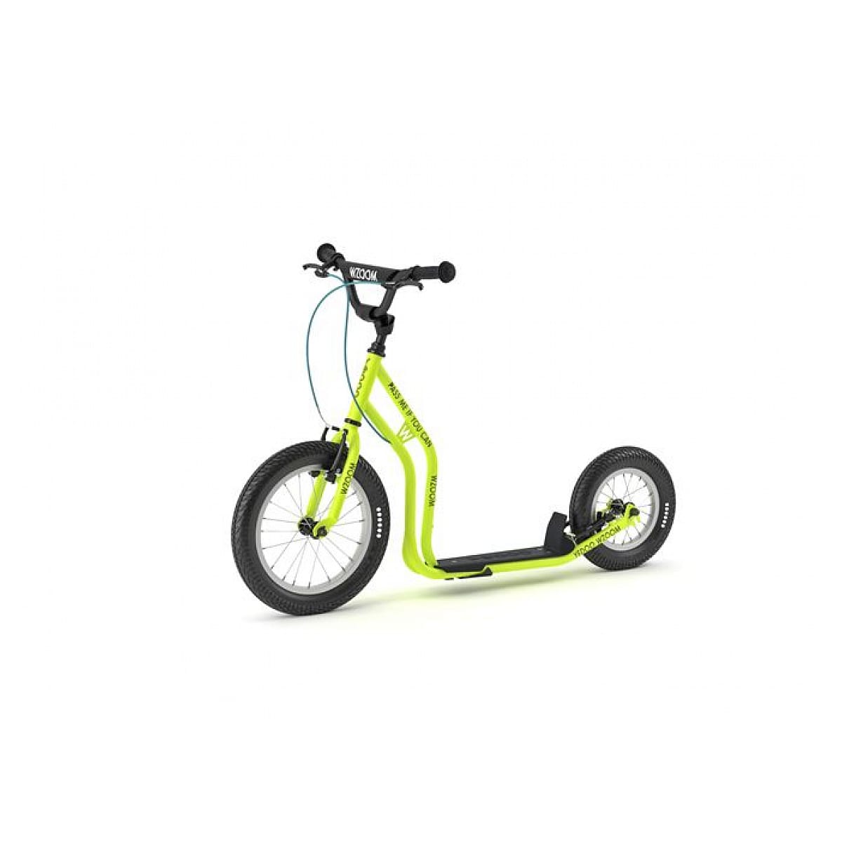 Trottinette wzoom vert fluo yedoo