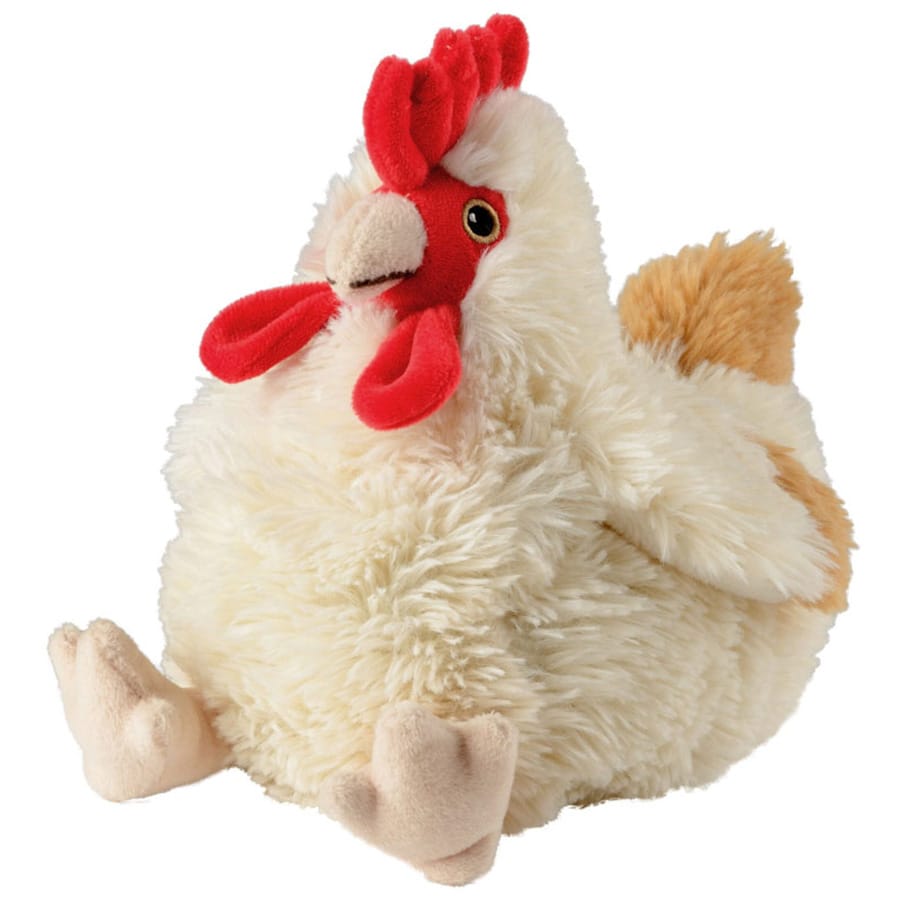 Peluche bouillotte poule