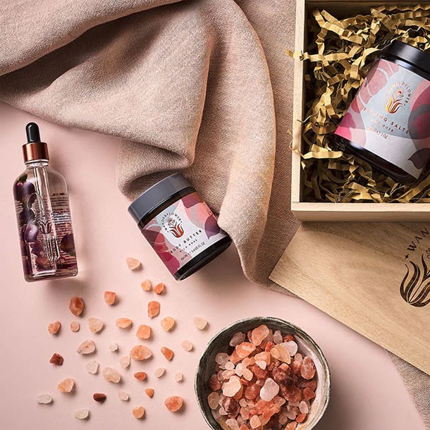 Coffret cadeau  relaxant wild rose