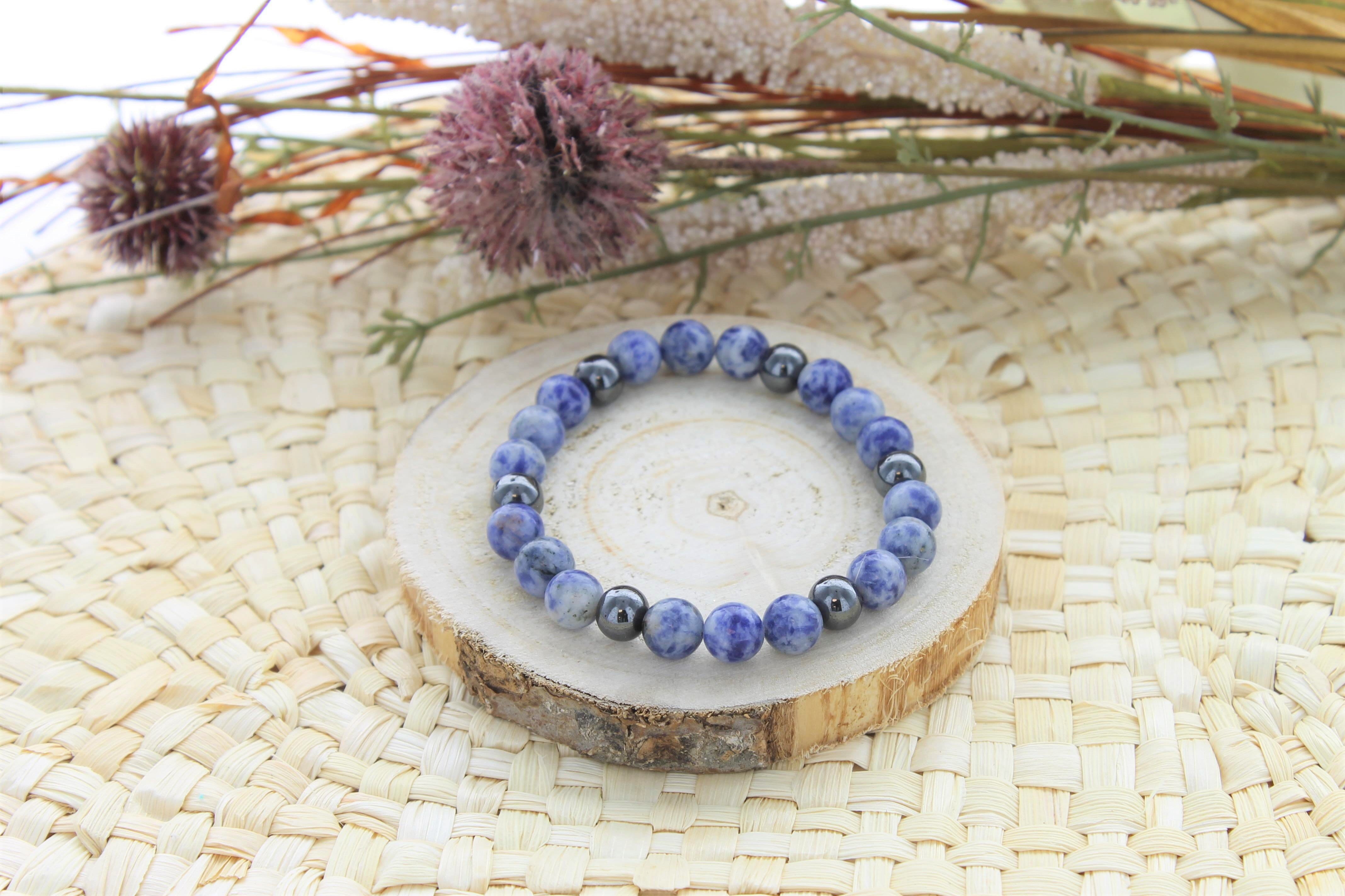 Bracelet sodalite & hématite